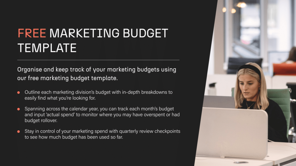 Free Marketing Budget Template Image