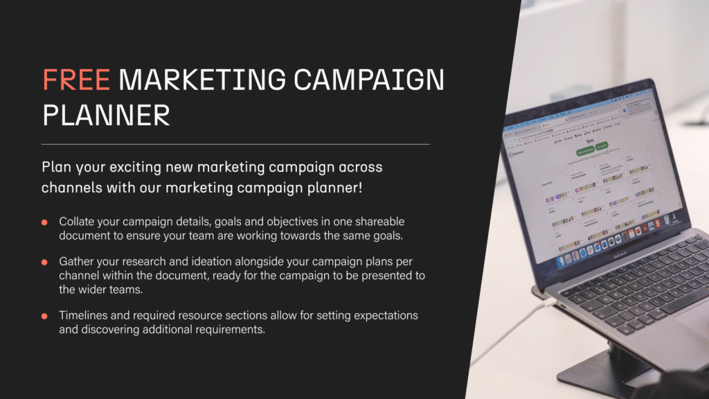 Free marketing campaign planner