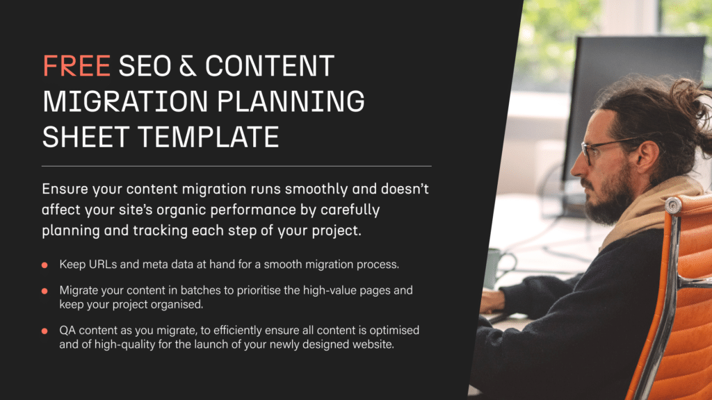 SEO & CONTENT MIGRATION PLANNING SHEET TEMPLATE