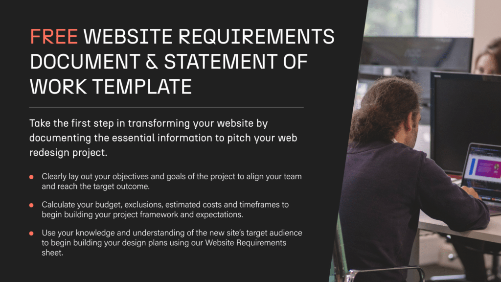 WEBSITE REQUIREMENTS DOCUMENT & STATEMENT OF WORK TEMPLATE