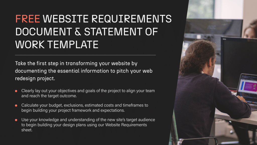 Free website requirements document and statement of work template