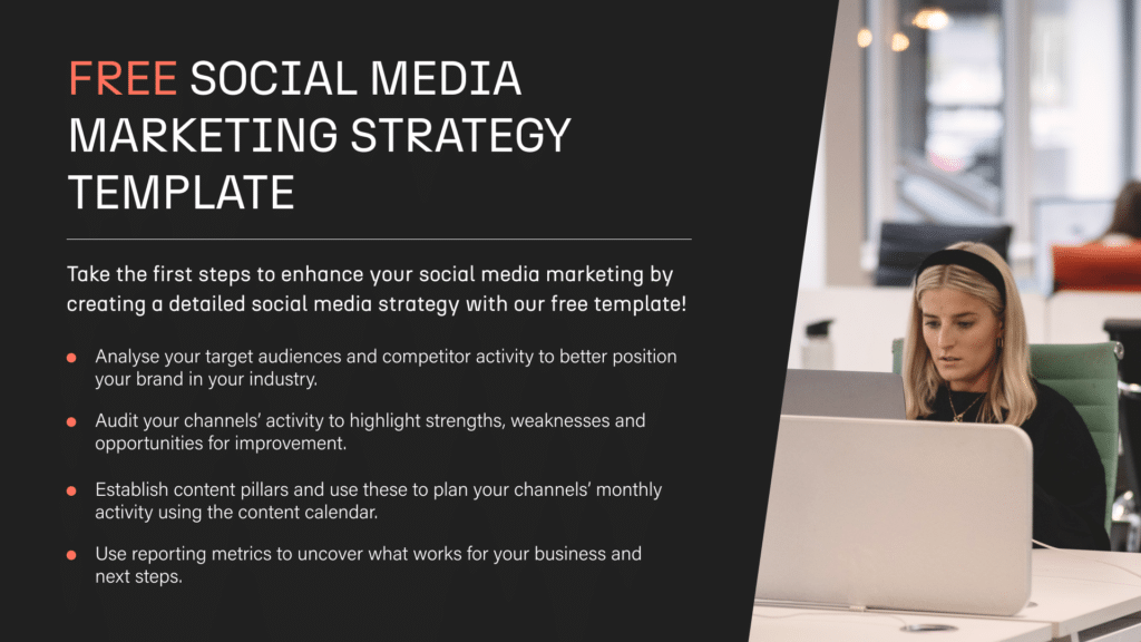 Free social media marketing strategy template